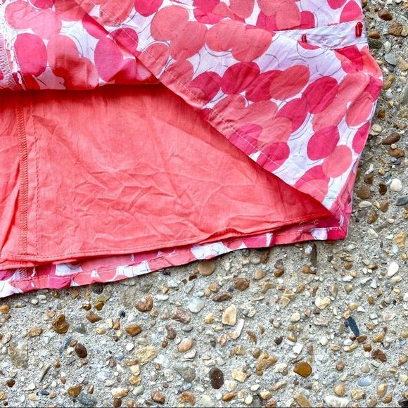 Sigrid Olsen Silk Blend Oval Polka Dot Lined Beaded Skirt Size 22 W - Picture 6 of 8